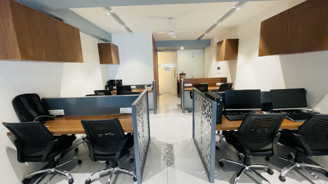 Preleased Office Space for Sale in Rajkot with Current Rental Income Rs. 30000/-.